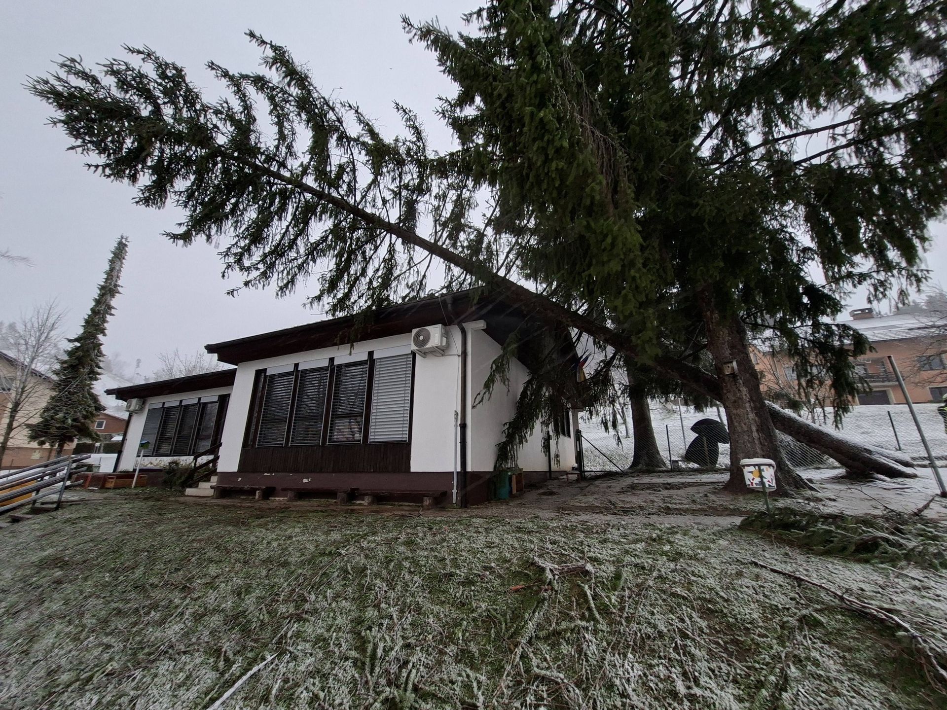 Vetrolom v Velenju in Šoštanju #foto