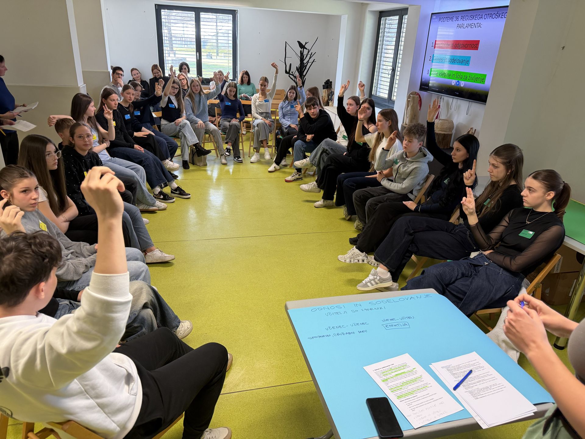 36. regijski Otroški parlament: Mladi tudi tokrat razpravljali o šolskem sistemu