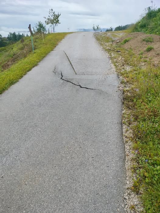 Obvestilo o popolni zapori ceste – Skorno (pri kmetiji Potočnik Poprask)