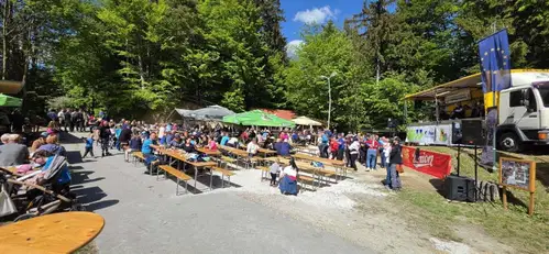 Na Pristavi včeraj pripravili prvomajsko srečanje