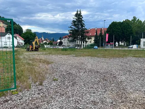 V Šoštanju se je danes pričela izgradnja novega trgovskega centra SPAR