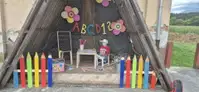 TD Topolšica poskrbelo za tematsko ureditev hiške ob kolesarski poti pri starem gasilskem domu#utrinki