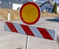 Od danes vzpostavljena popolna zapora ceste na odcepu Zep-Vrabič v Skornem