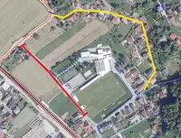 Cesta pri šmarški šoli bo zaprta tudi v prihajajočem tednu