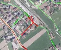 Jutri popolna zapora ceste pri stari železniški postaji Šmartno ob Paki