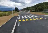 Cesta pred šolo v Šmartnem ob Paki ponovno odprta