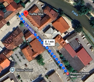 Evropski teden mobilnosti: V torek bo vzpostavljena zapora enosmerne ceste od trafike do trgovine Mercator