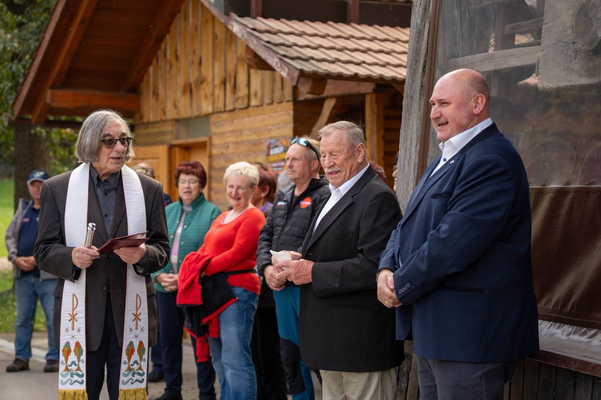 FOTO: V Gaberkah blagoslovili štirikolesnike in kip sv. Marije