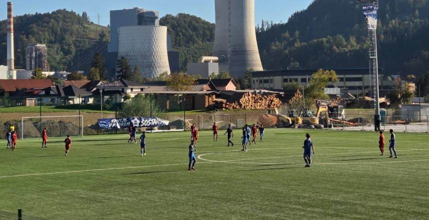 Nogometna sobota: Članska ekipa Šoštanja slavila proti ekipi Mons Claudius