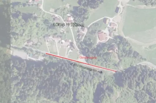Od četrtka do sobote bo vzpostavljena popolna zapora ceste pod cerkvijo v Florjanu