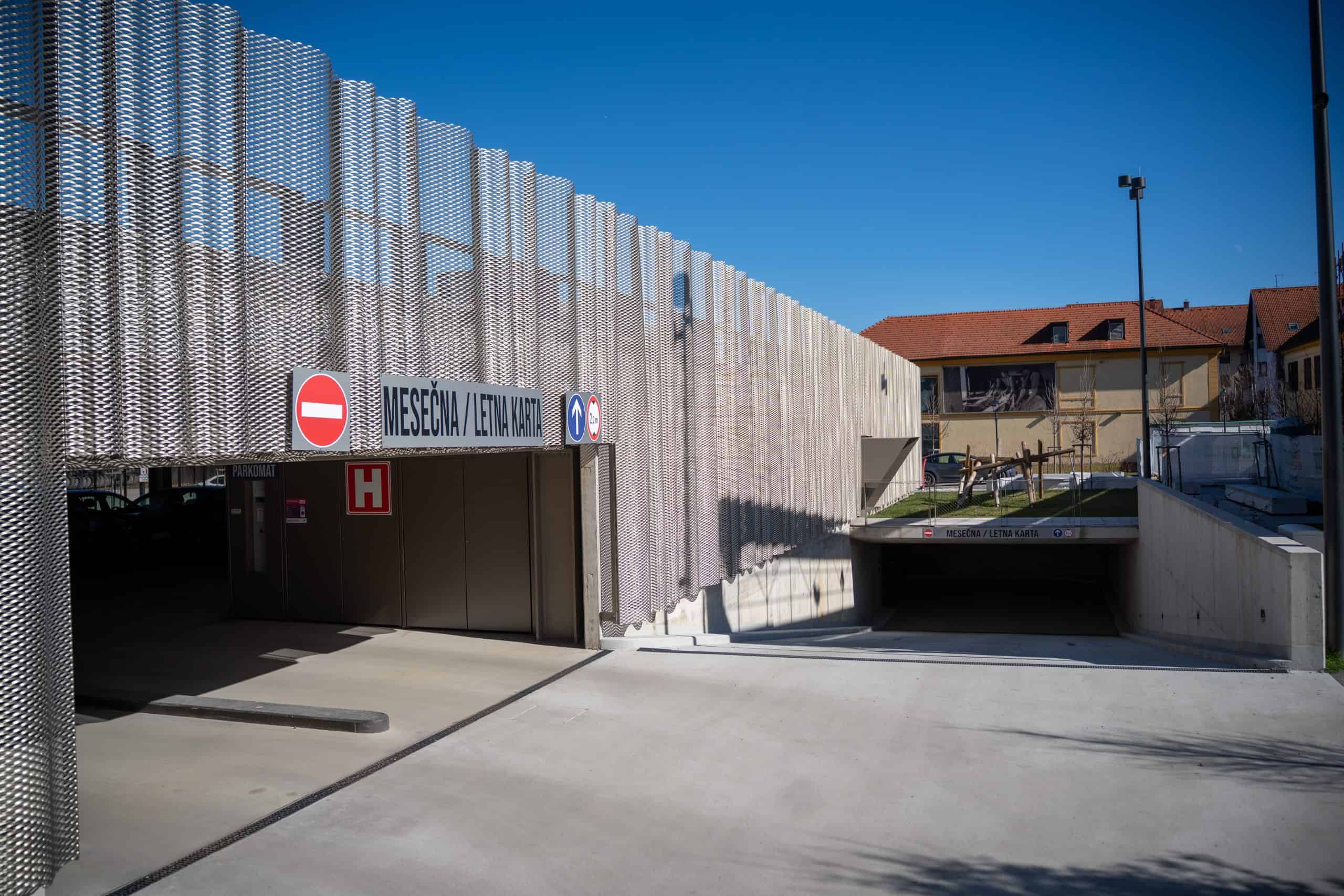 Napoved čiščenja garažnih prostorov v garažni hiši Šoštanj