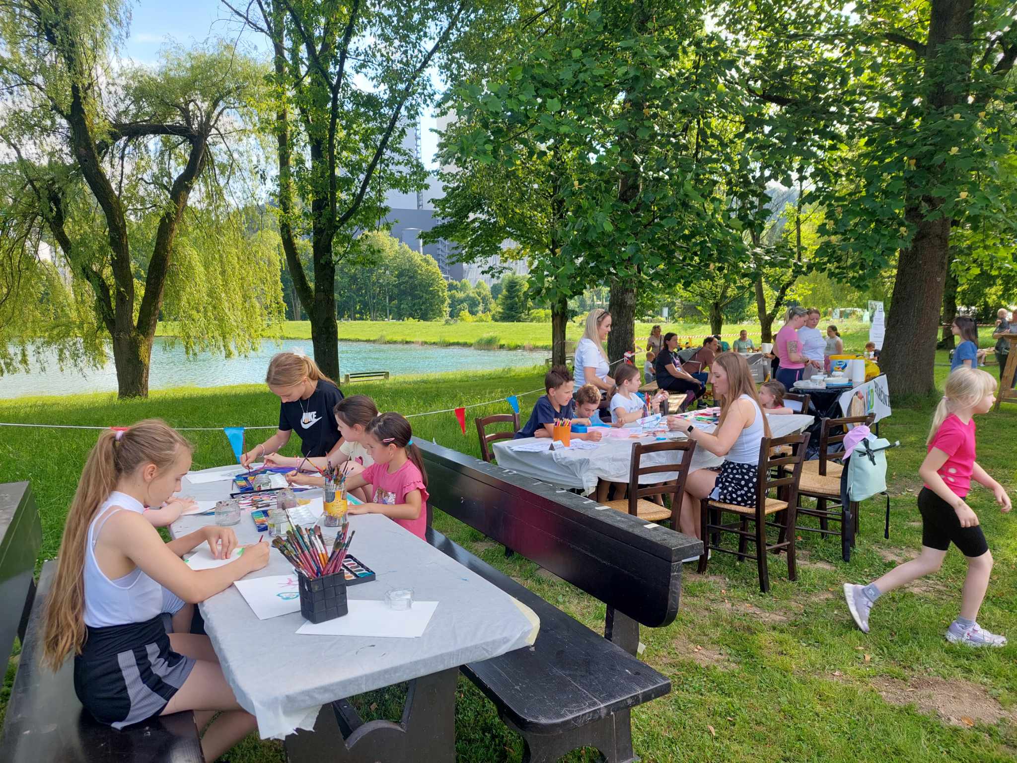 Otroški smeh in popoldne polno zabave na Družmirskem jezeru #utrinki