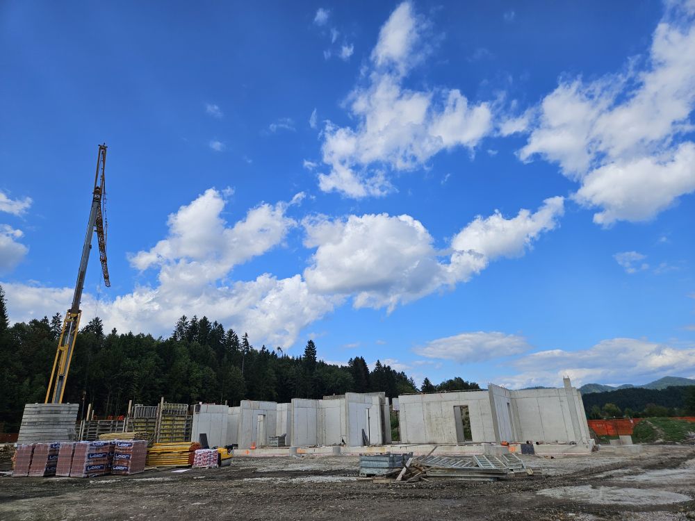 Gradnja Športnega parka pod Vilo Široko hitro napreduje #utrinek