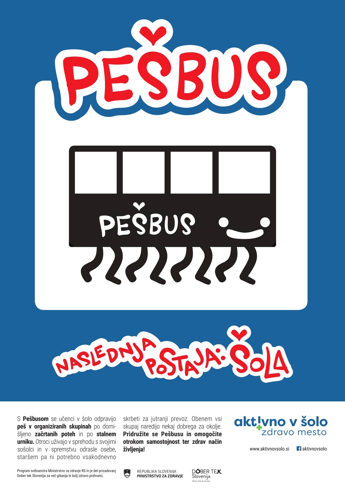 Aktivno v šolo s Pešbusom - tudi v Šoštanju