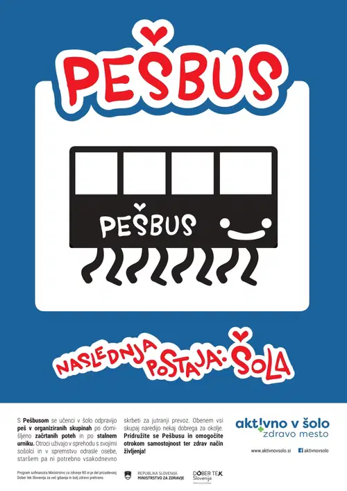 Aktivno v šolo s Pešbusom - tudi v Šoštanju