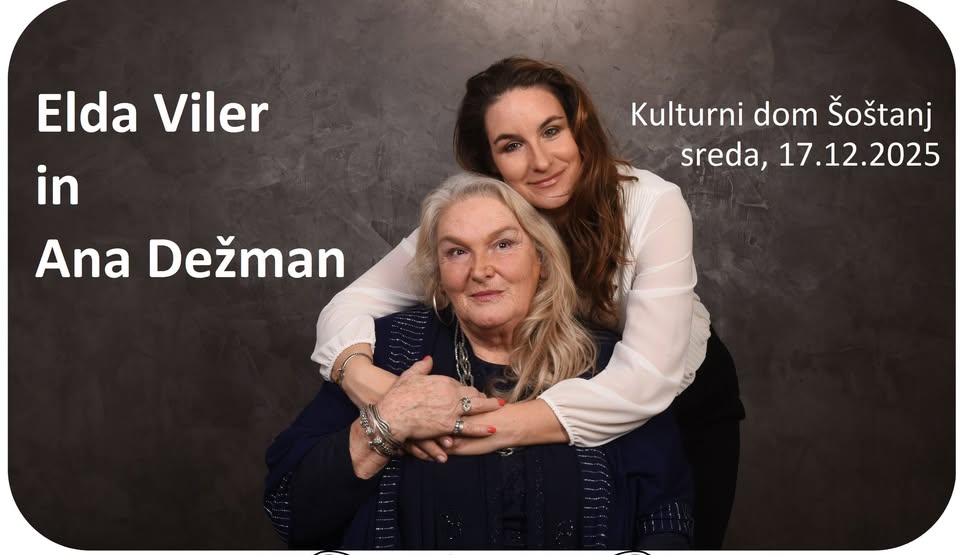 Zavod za kulturo Šoštanj vabi na nepozaben koncert Elde Viler in Ane Dežman z bendom
