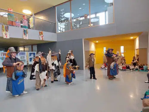 Pust Šoštanjski obiskal otroke v Vrtcu Šoštanj #utrinki