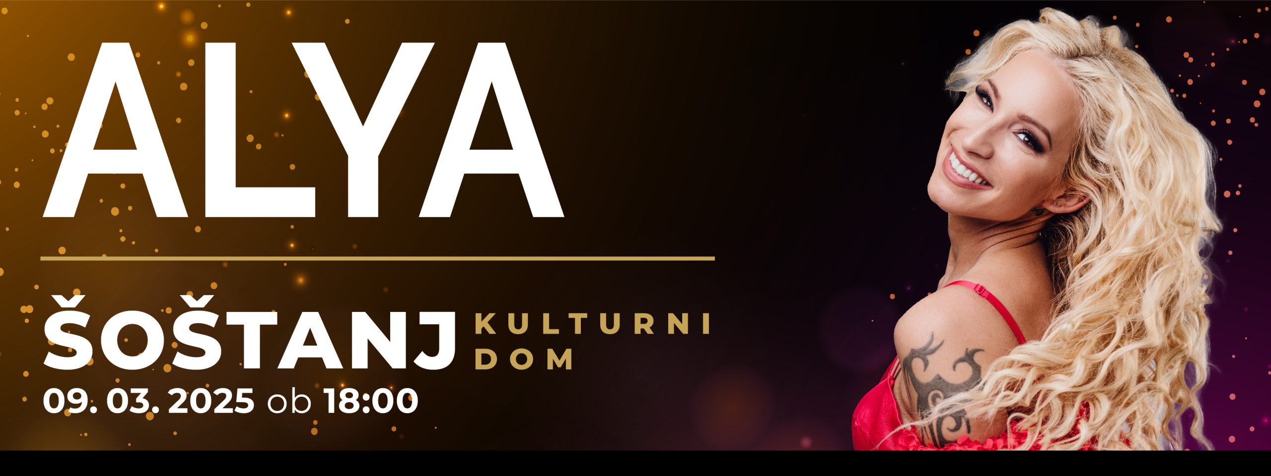 Ob dnevu žena veliki koncert z Alyo in gosti v Kulturnem domu Šoštanj