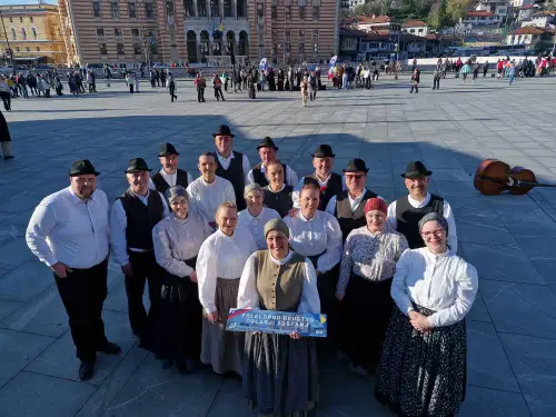 FD Oglarji Šoštanj na festivalu Slovenija v Sarajevu #utrinki
