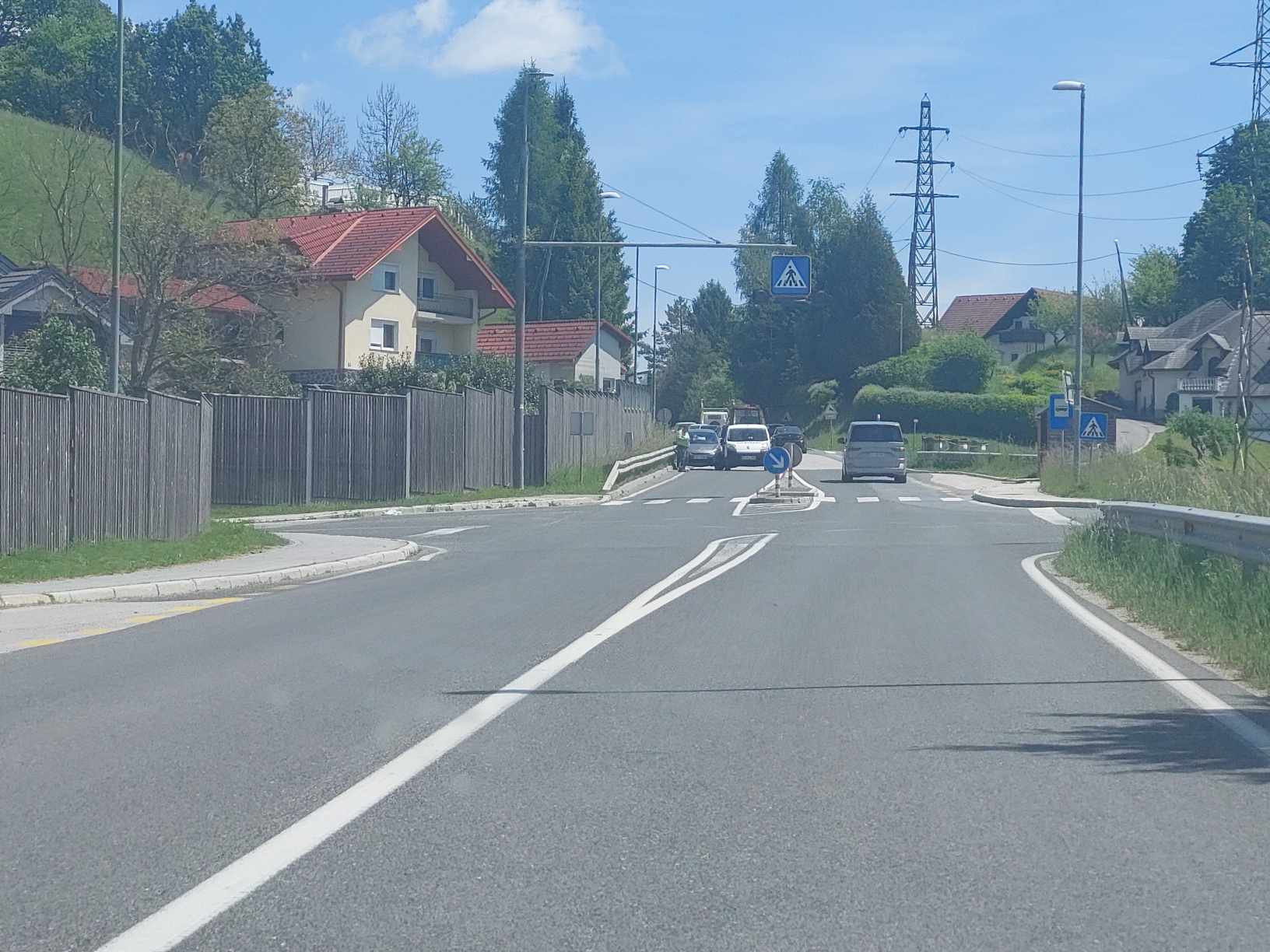 Na križišču v Lokovici je prišlo do prometne nesreče