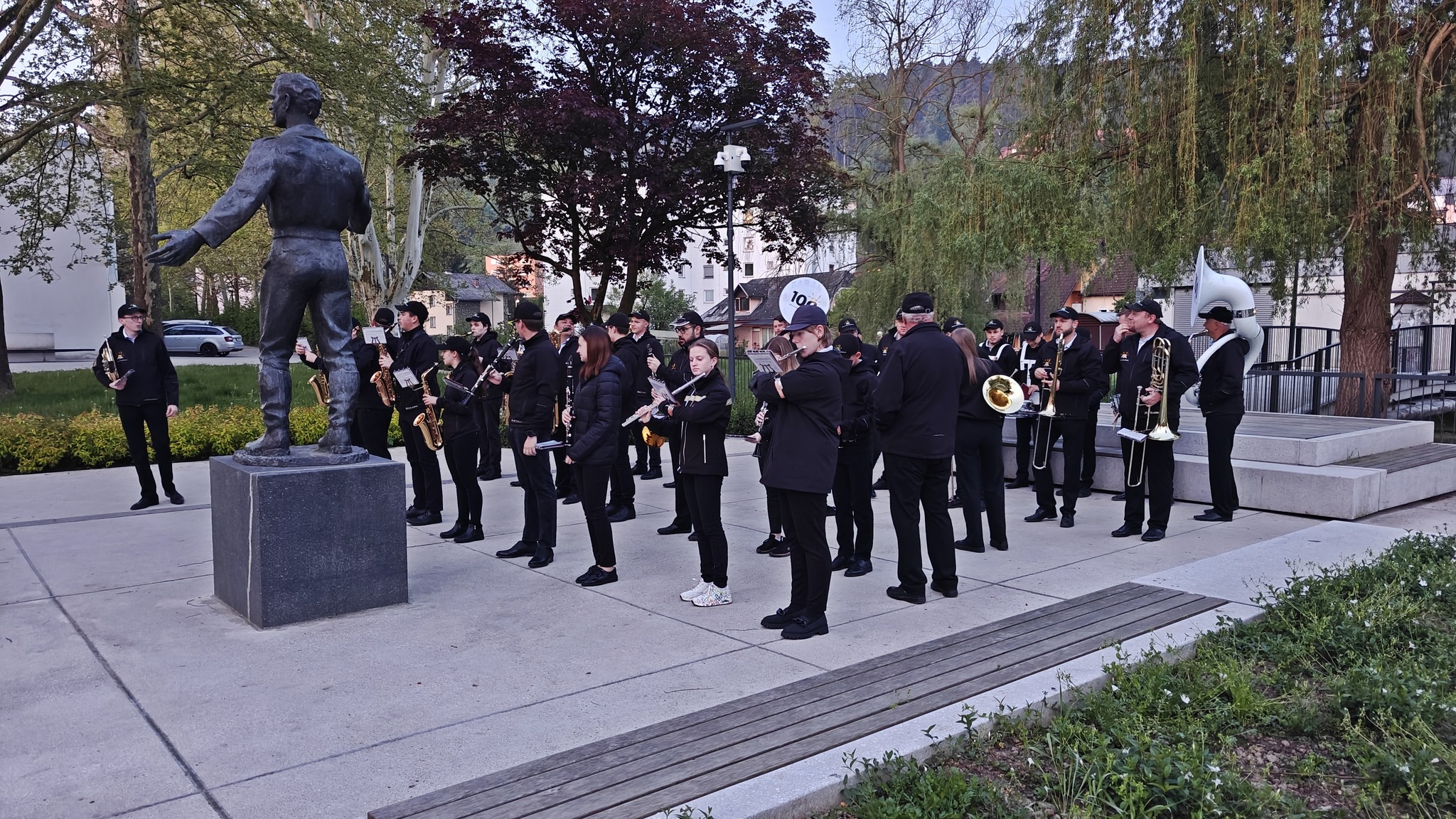 FOTO: V praznično prvomajsko jutro so Šoštanjčane prebudile budnice