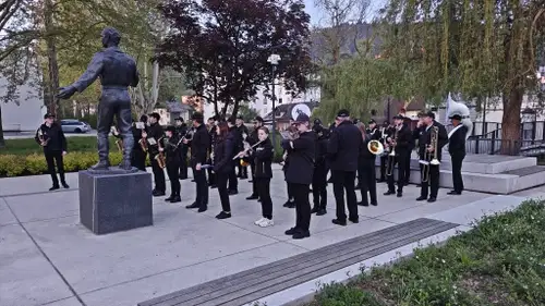 FOTO: V praznično prvomajsko jutro so Šoštanjčane prebudile budnice