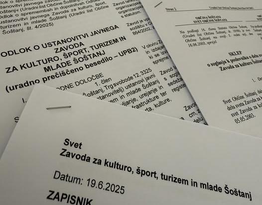 V Šoštanju konstitutivna seja Sveta Zavoda za kulturo, šport, turizem in mlade