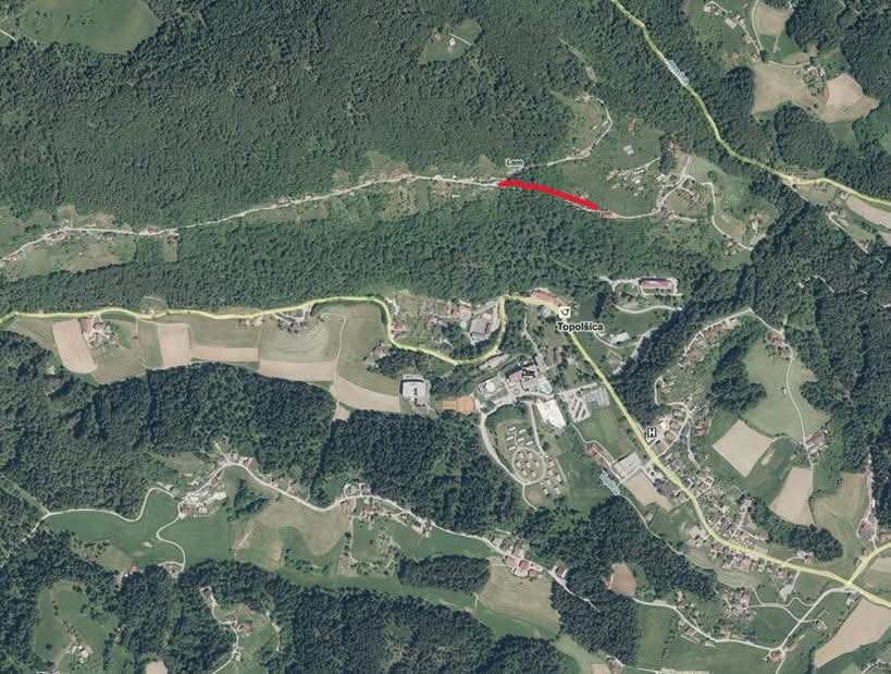 Zaradi sanacije plazu od danes popolna zapora ceste v Lomu (pri Adamu)