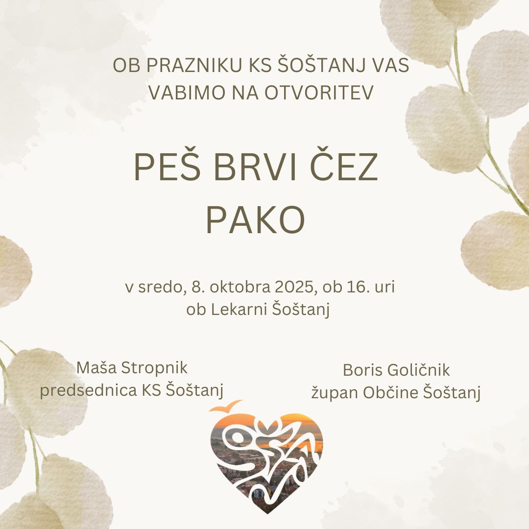 V sredo bodo v Šoštanju otvorili novo peš brv čez Pako
