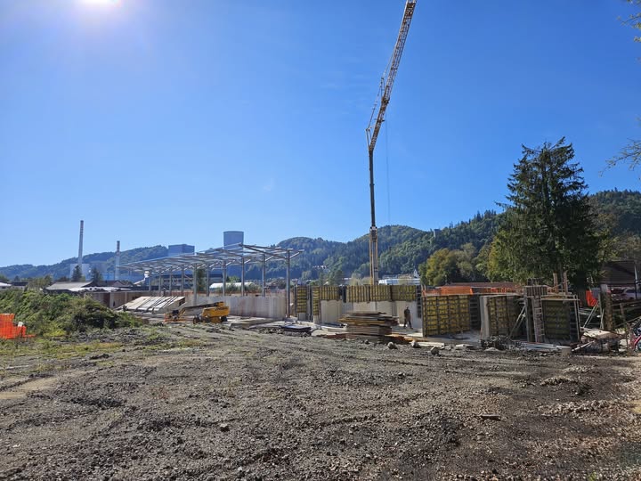 Gradnja športnega parka pod Vilo Široko uspešno napreduje