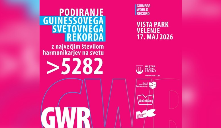 Harmonikarji pozor: Odprte prijave za podiranje Guinnessovega rekorda na Visti