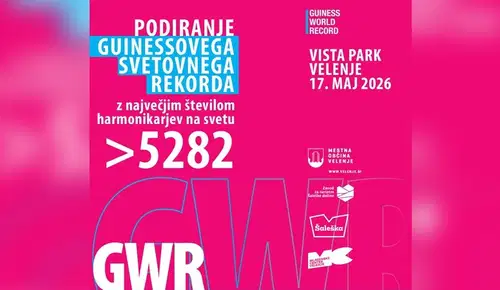 Harmonikarji pozor: Odprte prijave za podiranje Guinnessovega rekorda na Visti