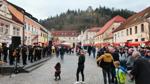 Živahno sobotno dopoldne na Trškem sejmu