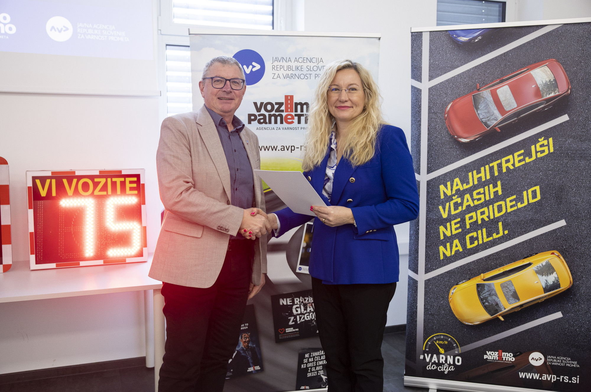 Občina Šmartno ob Paki bogatejša za nov prikazovalnik hitrosti